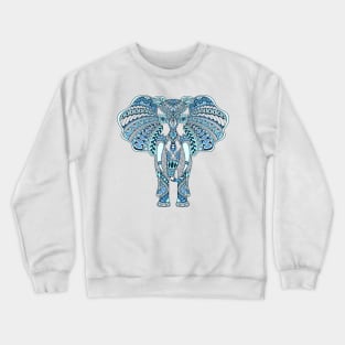 Decorated Indian Elephant Crewneck Sweatshirt